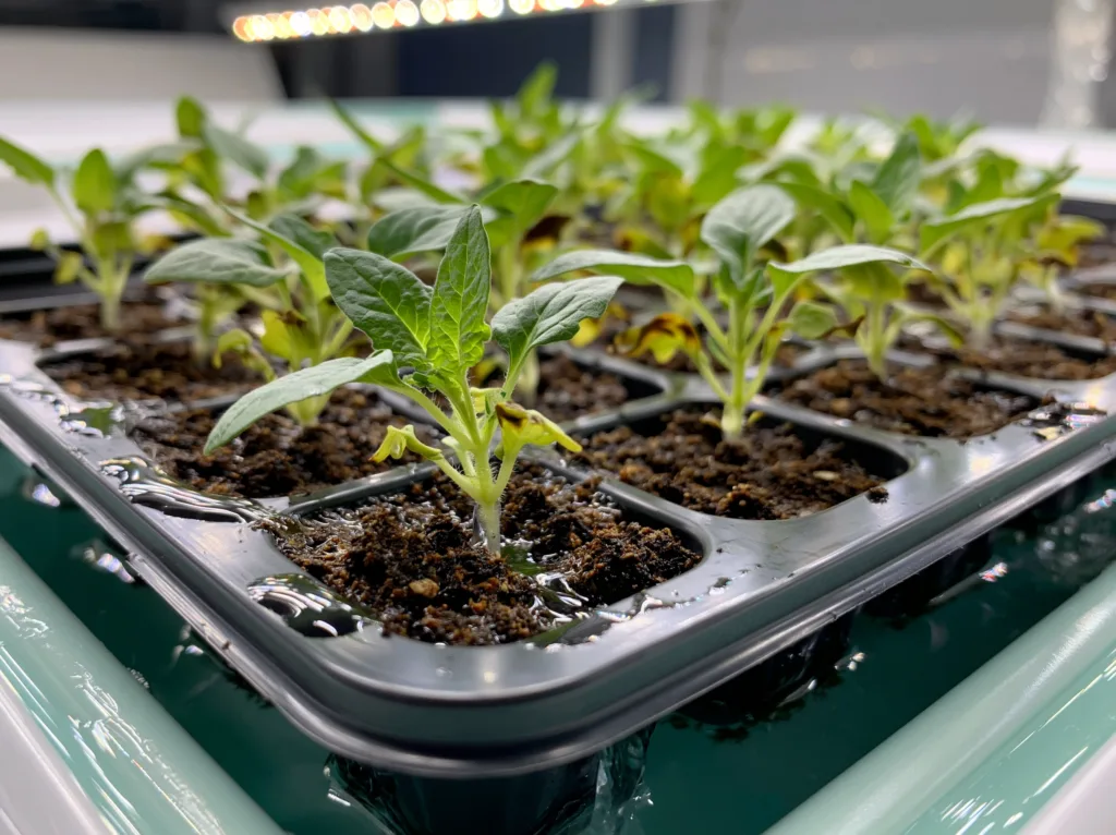 Bottom Watering Seedlings: The Best Way to Prevent Overwatering and Fungus Gnats